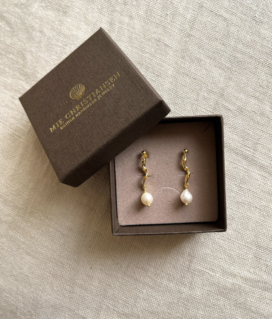 Eloise Wave Perleøreringe